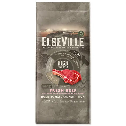 Krmivo ELBEVILLE Adult All Breeds High Energy Fresh Beef 11,4kg