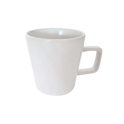 Keramický hrnček 350ml KITCHISIMO biely mat