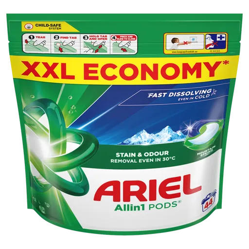 ARIEL Kapsuly na pranie Mountain Spring 44 praní
