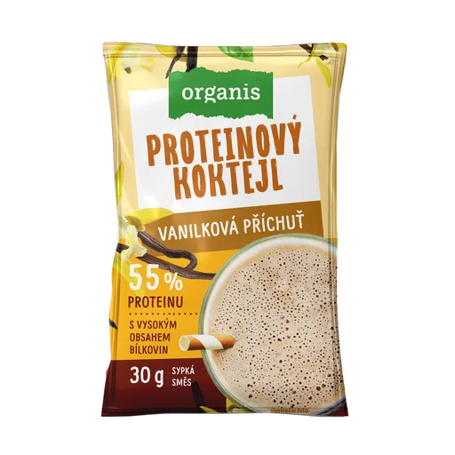 ORGANIS Proteínový koktail vanilková príchuť 30 g