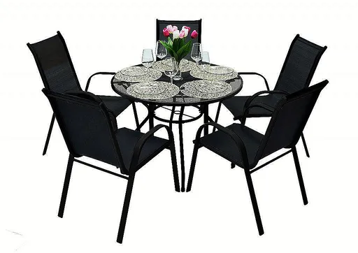 DEOKORK Záhradná kovová zostava ALIEN 1+5