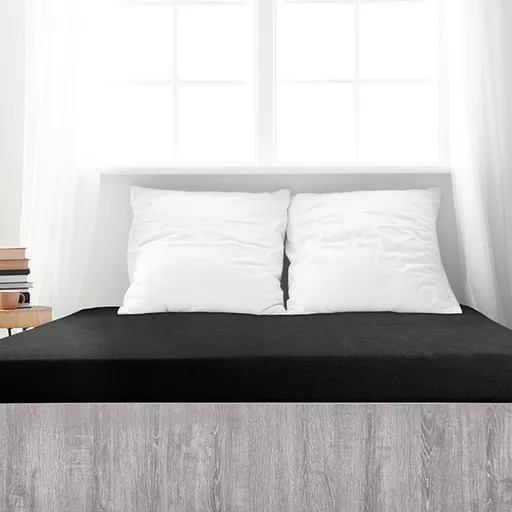 4Home froté prestieradlo Perfect čierna, 90 x 200 cm