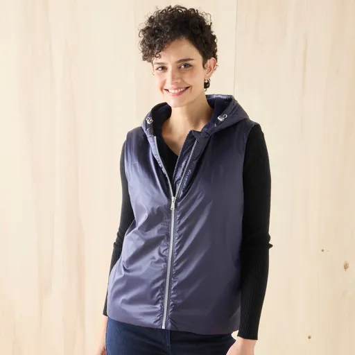 Nepremokavá vesta s plyšovou podšívkou