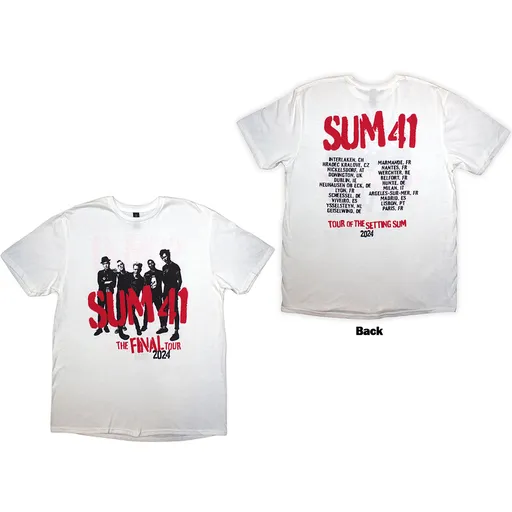 Sum 41 tričko Tour '24 Spray Paint Biela XL