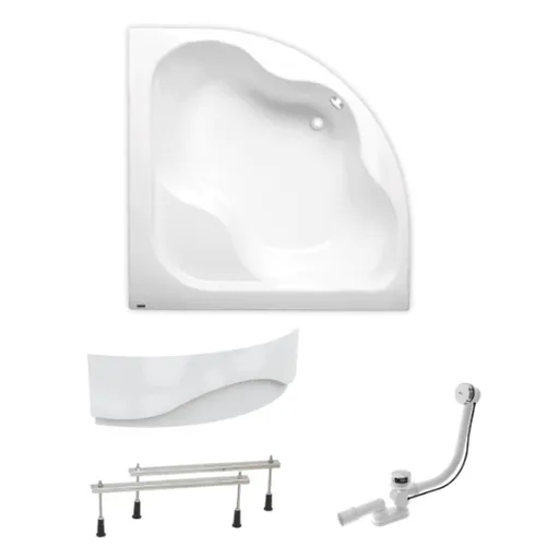 Rohová vaňa Laguna Syntia Plus 150x150 cm akrylát ľavá aj pravá SIKOSY1500ANP