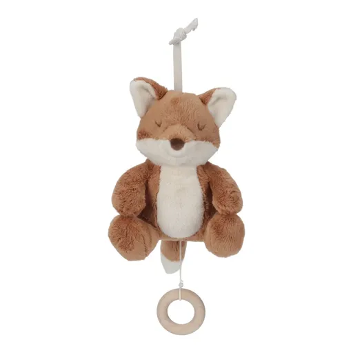 Little Dutch Forest Friends Musical Pull Toy kontrastná závesná hračka s melódiou 0 m+ 1 ks