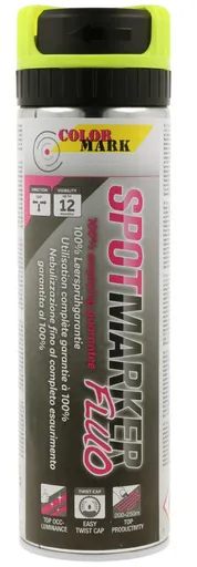 COLOR MARK SPOTMARKER FLUO - Fluorescenčný sprej na dopravné značenie fluorescenčná žltá, 0,5 L