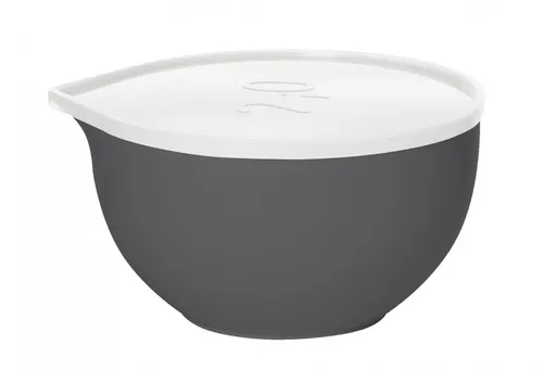 PLAST TEAM - Miska s vekom 2L šedá, umelá hmota