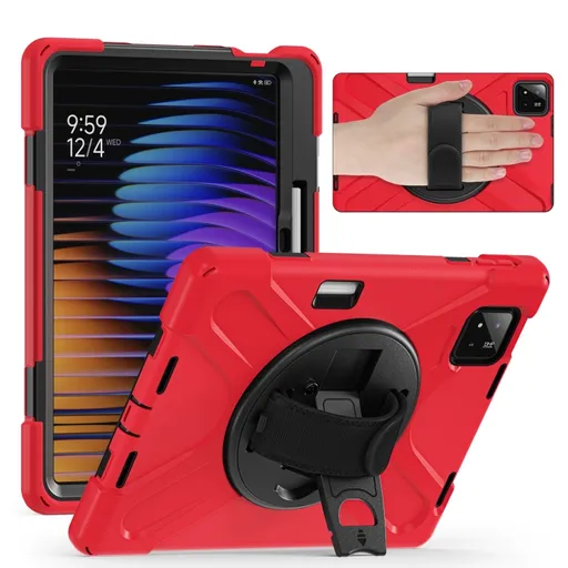 SOLID Odolný obal pre Xiaomi Pad 7 / 7 Pro červený
