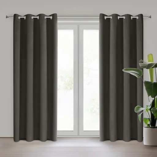 ArtFir Zatemňovací záves PARISA K | grafit 140 x 250 cm