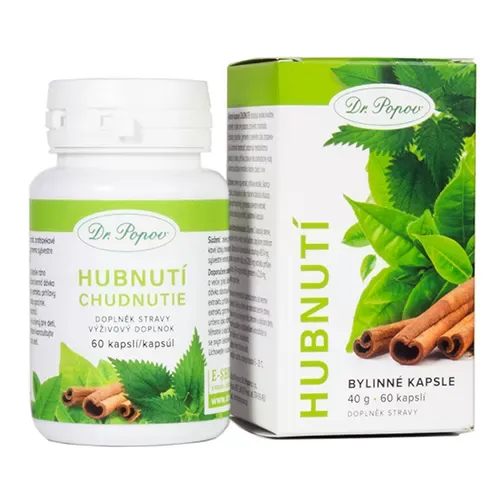 Dr.Popov Bylinné kapsle Hubnutí 60 kapsúl