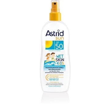 ASTRID SUN WET SKIN Detský transparentný sprej na opaľovanie OF50 150 ml (8592297005001)