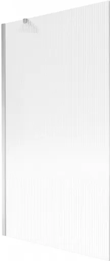 MEXEN/S - Next vaňová zástena FIX 100 x 150, prúžky, chróm 895-100-000-00-09-01