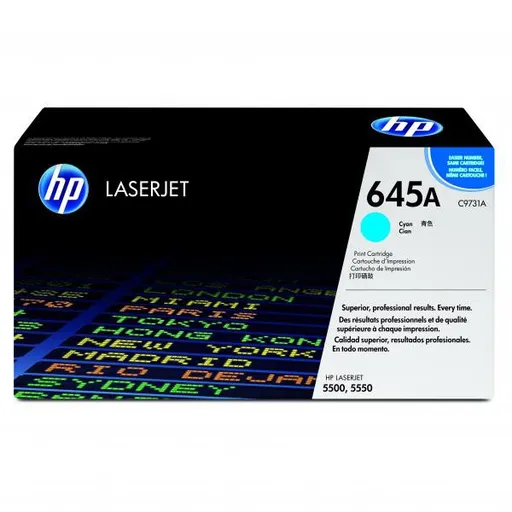 HP C9731A - originálny toner HP 645A, azúrový, 12000 strán