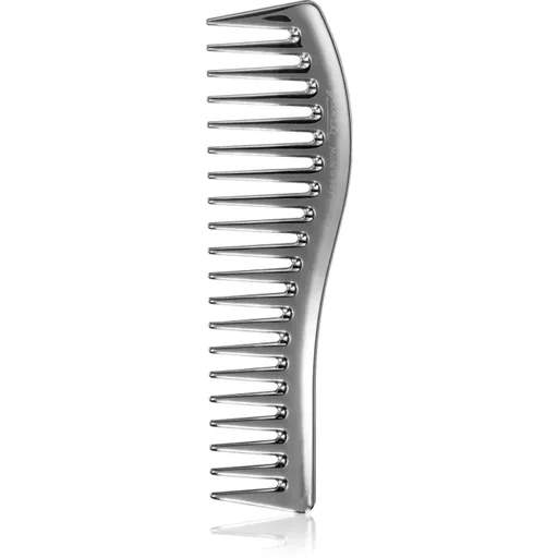 Janeke Chromium Line Wavy Comb for Gel Application hrebeň na vlasy na nanášanie gélových produktov 18,5 x 5 cm 1 ks