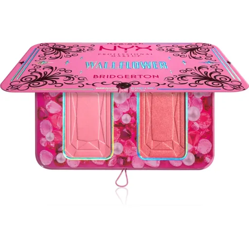 NYX Professional Makeup Bridgerton Royal Blush paleta líceniek odtieň 01 Wallflower 2x5 g