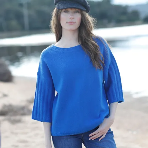 Pulóver s krátkymi rukávmi z recyklovaného polyesteru