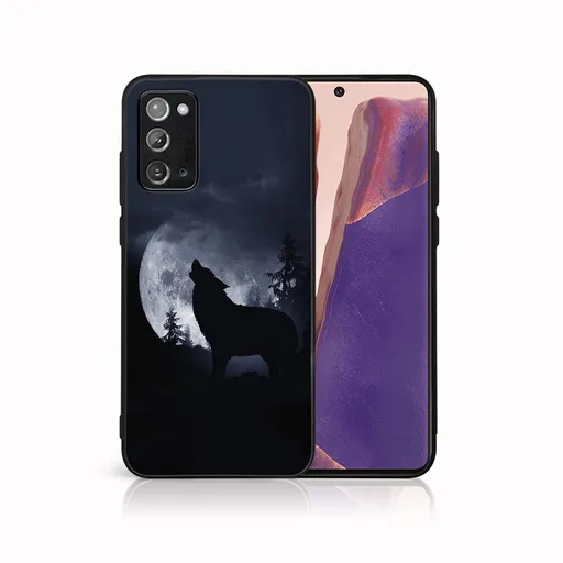 MY ART Ochranný obal pre Samsung Galaxy Note 20 WOLF (247)