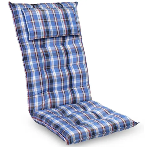 Blumfeldt Sylt, čalúnená podložka, podložka na stoličku, podložka na vyššie polohovacie kreslo, vankúš, polyester, 50 × 120 × 9 cm