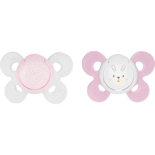 Chicco Physio Comfort 2-6 m cumlík Girl-Dots/Rabbit 2 ks