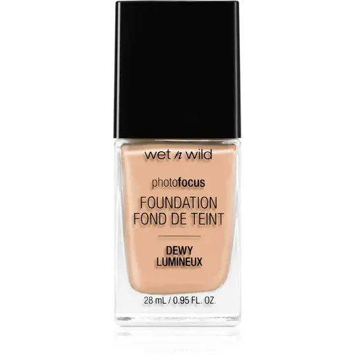 Wet n Wild PhotoFocus ľahký hydratačný make-up pre rozjasnenie pleti odtieň Nude Ivory 28 ml