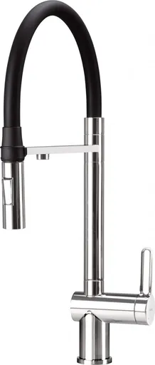 DEANTE - Magnetic chróm Kuchynská batéria, s pripojením na vodný filter, s elastickou hubicou BRM_075M