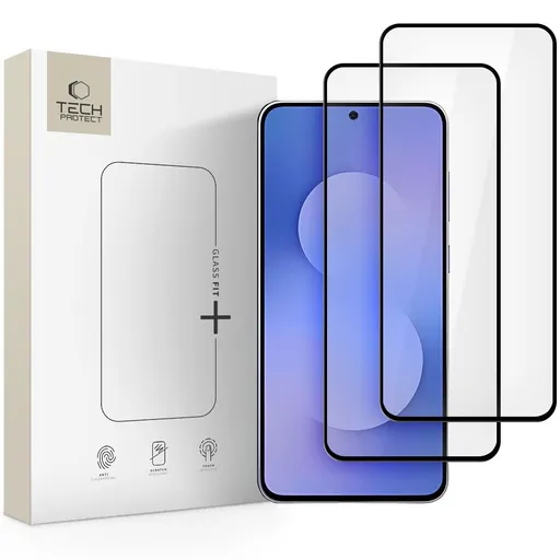 TECH-PROTECT GLASS FIT+ 2-PACK 3D Sklo   Samsung Galaxy S25 FE