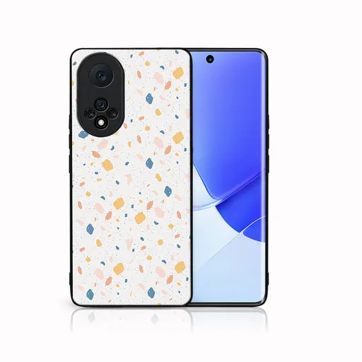 MY ART Silikónový obal Honor 50 / Huawei Nova 9 -ORANGE TERRAZZO (165)