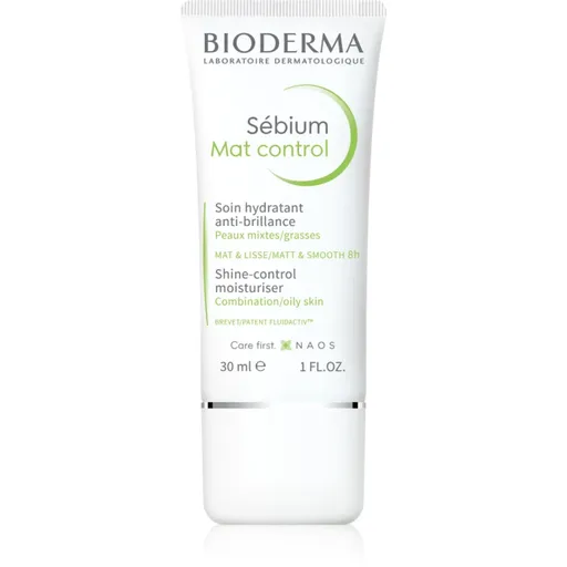 Bioderma Sébium Mat Control ľahký hydratačný krém proti lesknutiu pleti a rozšíreným pórom 30 ml