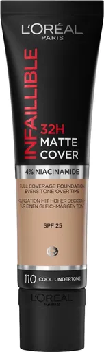 ĽORÉAL PARIS Infaillible 24H Matte Cover 110 Vanilla 35 ml (3600523784400)