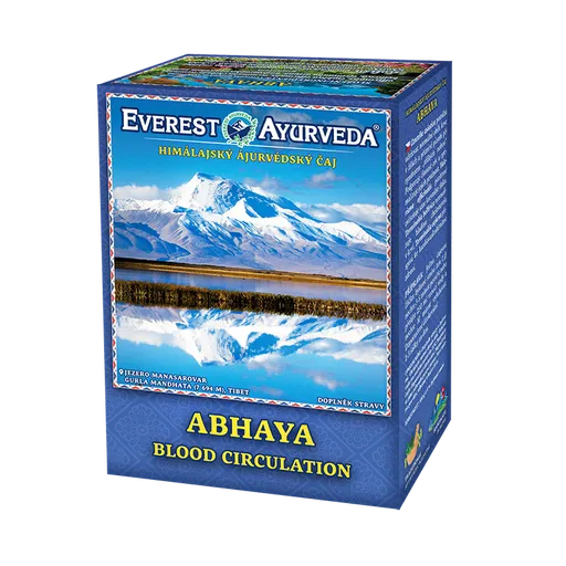 EVEREST AYURVEDA Abhaya krvný obeh a priechodnosť ciev sypaný čaj 100 g