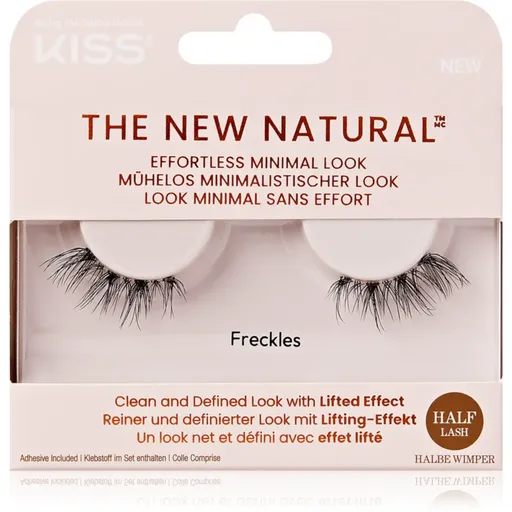 KISS The New Natural Effortless Minimal Look umelé mihalnice Freckles 2 ks