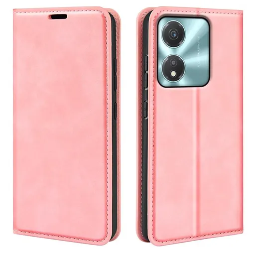 MAGNETIC Zaklápací kryt pre Honor X5c Plus ružový