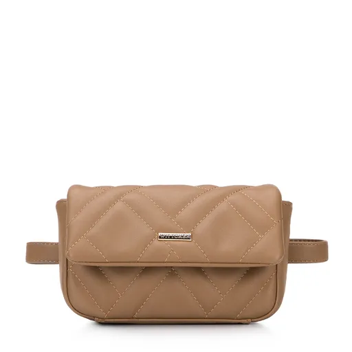 Damska torebka nerka geometrycznie pikowana 95-3Y-517-9