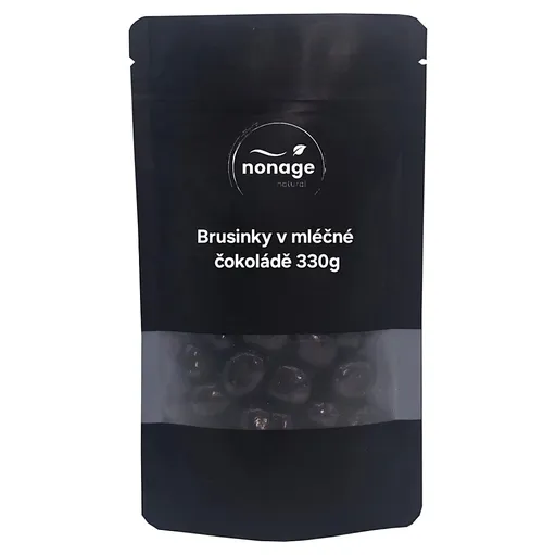 NONAGE Brusnice v mliečnej čokoláde 330 g