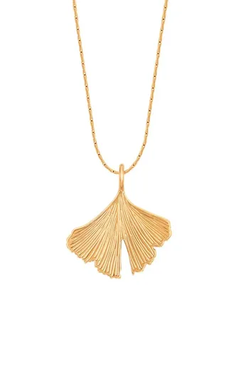 Pozlátený náhrdelník Lilou Ginko