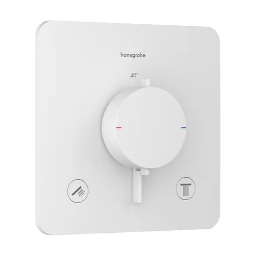 Hansgrohe Ecostat Comfort Q sprchová a vaňová batéria bez podomietkového telesa matná biela 33713700