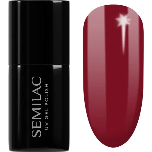 Semilac UV Hybrid Winter Collection gélový lak na nechty s použitím UV/LED lampy odtieň 592 Jelly Cherry 7 ml