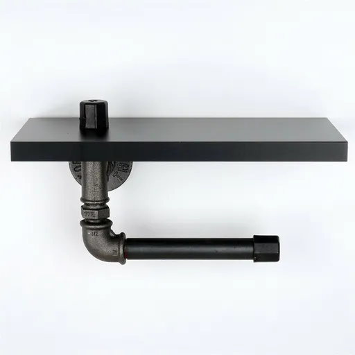 Držiak toaletného papiera Boruraf 239, čierna/strieborná