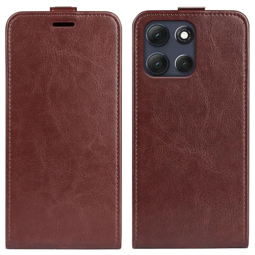 Vyklápacie puzdro pre Motorola Moto G86 Power 5G hnedé