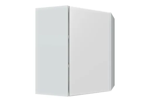 ArtExt Vrchná kuchynská skrinka rohová Napoli W10/60 POVRCHOVÁ ÚPRAVA DVIEROK: LESK, FAREBNÉ PREVEDENIE KORPUSU: GREY