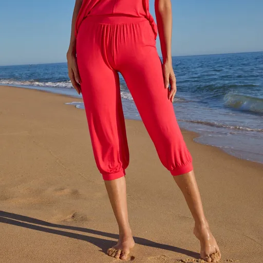 3/4 nohavice pumpky zakončené pružným lemom