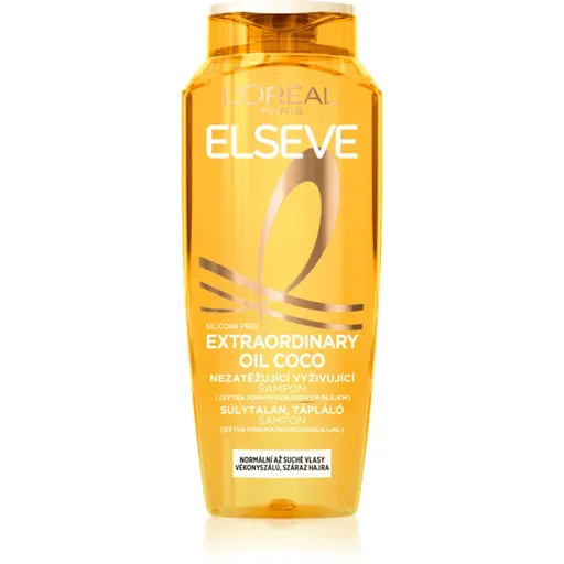L’Oréal Paris Elseve Extraordinary Oil Coconut vyživujúci šampón pre normálne až suché vlasy 400 ml