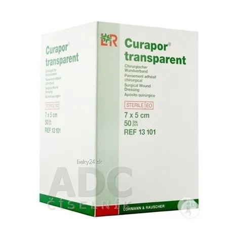 CURAPOR KRYTIE NA RANY TRANSPARENT 7x5 cm