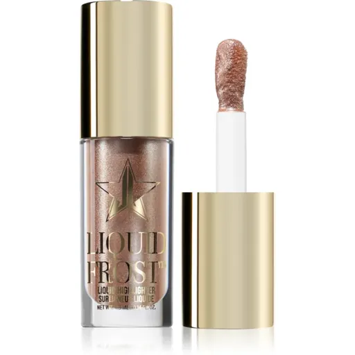 Jeffree Star Cosmetics Liquid Frost Highlighter tekutý rozjasňovač s aplikátorom odtieň Exotic Gold 4.3 ml