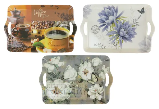 MAKRO - Podnos 40x28cm, umelá hmota, rôzne dekory