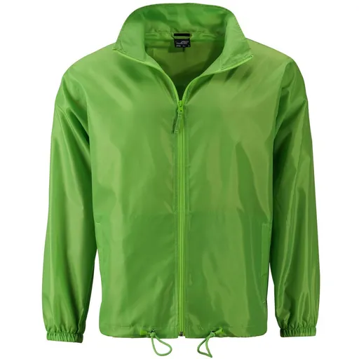 James & Nicholson (Daiber) Pánska vetrovka JN1132 - Jarná zelená | 2XL
