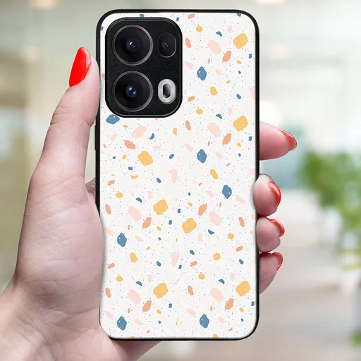 MY ART Ochranný kryt pre Oppo Reno13 Pro 5G ORANGE TERRAZZO (165)