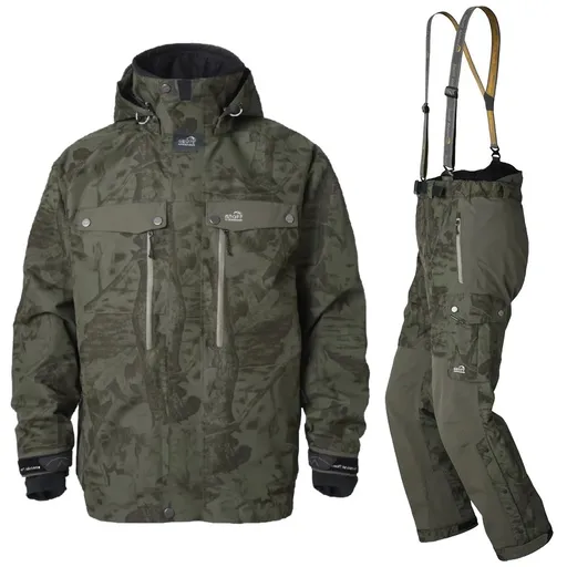 Geoff anderson bunda dozer7 leaf maskáč + nohavice urus7 leaf maskáč - xxl