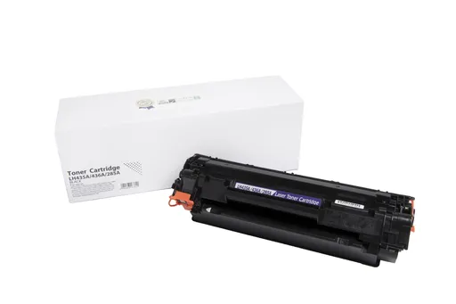 HP kompatibilná tonerová náplň CB435A / CB436A / CE285A, 1870B002,  1871B002,  1153B002,  3484B002,  CRG712,  CRG713,  CRG714,  CRG725, 2000 listov (Orink white box), čierna